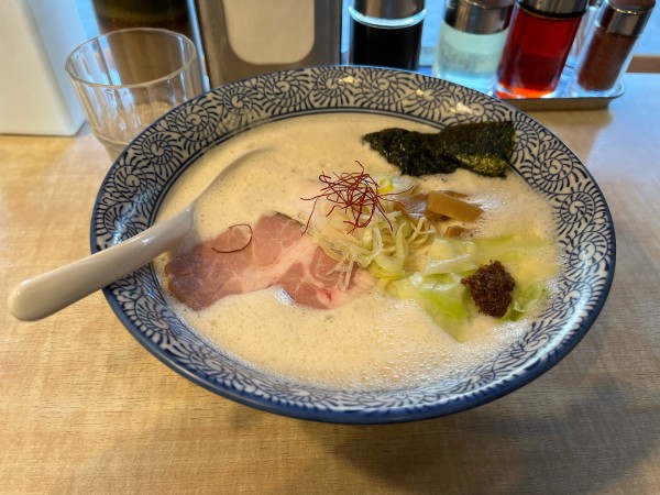 「鶏豚そば」@鶏豚骨 一學の写真