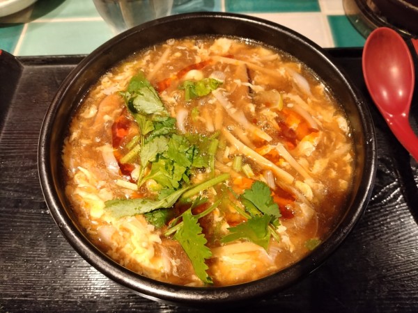 「酸辣湯麺¥1000-」@炎麻堂 神田店の写真