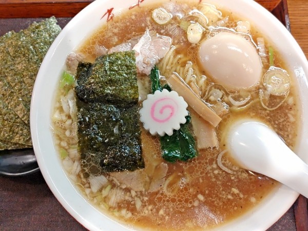 「中華そば＋味玉＋のり」@中華そば政好の写真