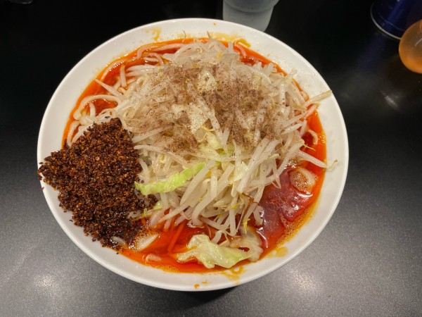 「辛麺豚2枚」@豚風。の写真