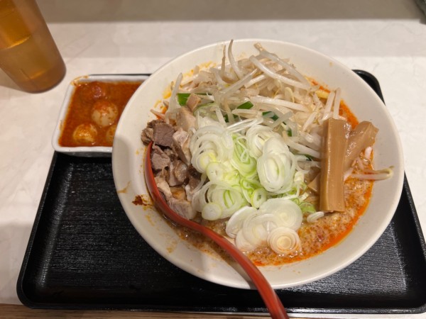 「あえめん」@味噌麺処 花道庵 東京ラーメンストリート店の写真