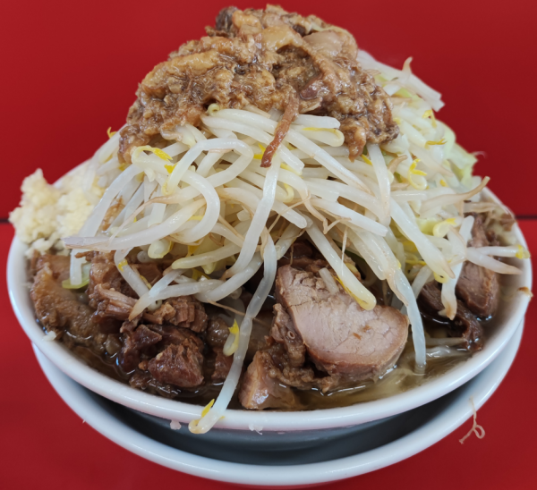 「小ラーメン：850円＋豚増し：200円」@ラーメン二郎 ひたちなか店の写真