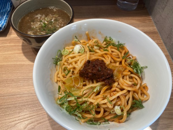 「辛いつけめん 1080円」@ら～めん つけ麺 幸加の写真
