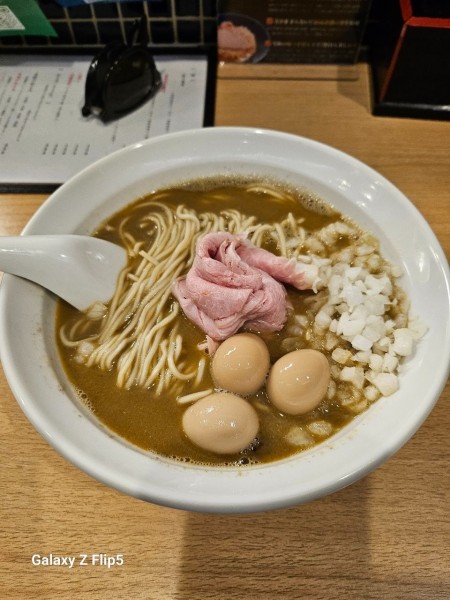 「濃厚鮟肝蕎麦」@麺処 にぼし香の写真