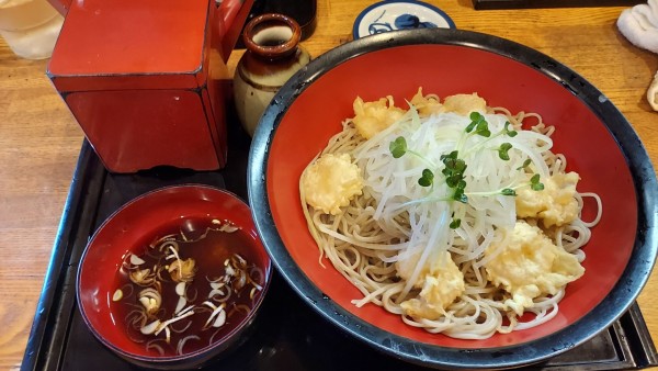 「大根小海老そば 1100円」@生そば 甚六の写真