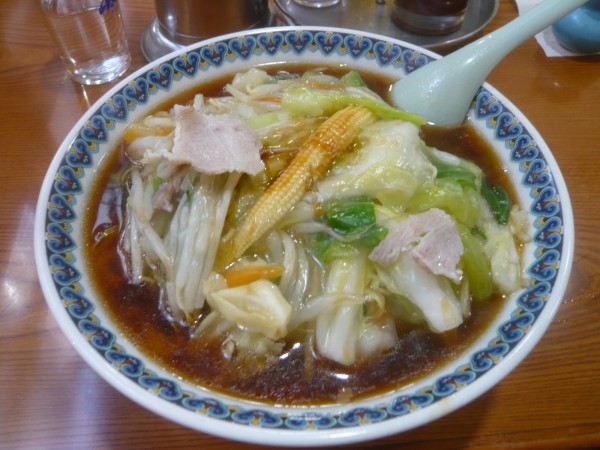 「手打ちサンマー麺（麺少なめ）」@中華そば集来の写真