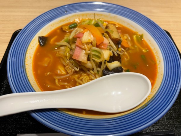 「チゲスープちゃんぽん 860円」@リンガーハット 埼玉新座店の写真