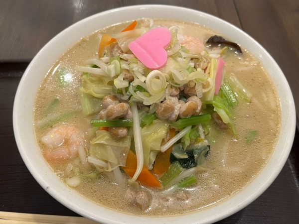 「納豆ちゃんぽん(大粒)」@三芳八の写真