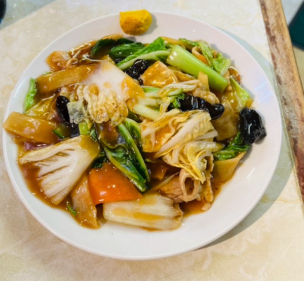 「餡掛け焼そば」@水新菜館の写真