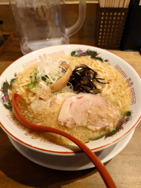 「背脂中華そば 大盛り」@中華そば 円月の写真