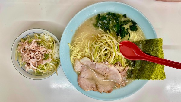 「ねぎ塩 中 ＋ ネギ飯」@◯つばき食堂の写真