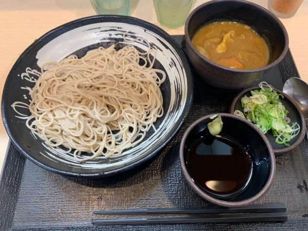 「もり430＋無料カレー」@ゆで太郎 流通センター駅前店の写真