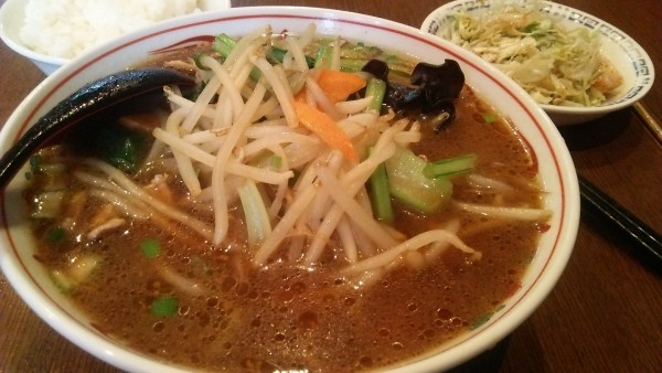 「定食メニュー 味噌ラーメン 850円」@長福の写真