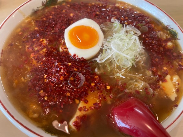 「とうふラーメン750円+とうがらし100円」@麺食処 じゅんちゃん家の写真