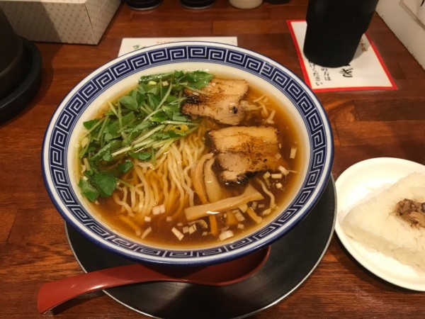 「醤油らあめん 850円」@東京らあめんタワー 芝大門本店の写真