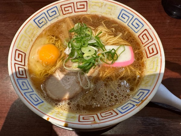 「月見そば」@紀州和歌山ラーメン まっち棒 溝の口店の写真