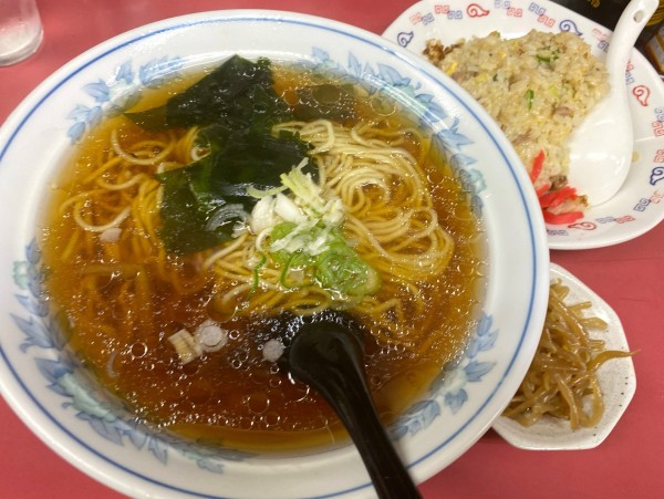 「チャーハン・ラーメンセット 800円」@天賑の写真