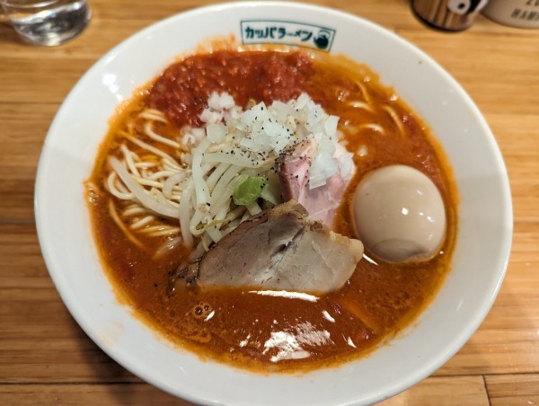 「トマトラーメンチーズご飯セット1250円」@カッパ64 福生店の写真