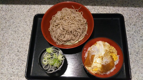 「ミニカツ丼セット」@名代 富士そば 高円寺店の写真