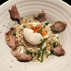 替え玉　カルボナーラ