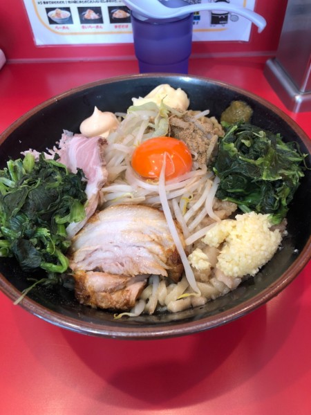 「ローストポークの油そば」@麺屋 桐龍 久喜店の写真