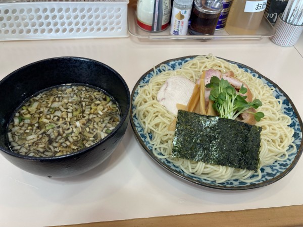 「あっさり鶏つけそば・大盛」@麺処 大木の写真