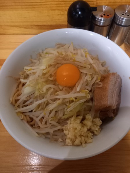 「まぜそば　醤油　大盛り　￥1000」@麺処 MAZERUの写真