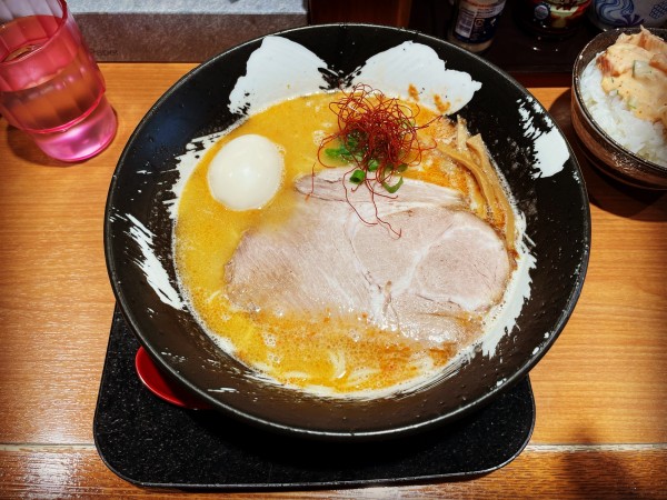 「味玉鶏白湯　塩」@中華そば 風 KAZEの写真