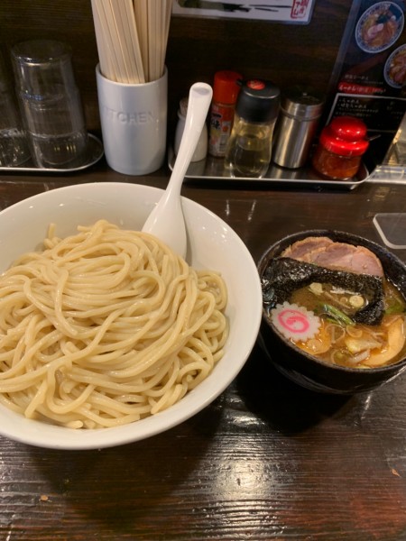 「特製つけ麺特盛」@麺座でんの写真