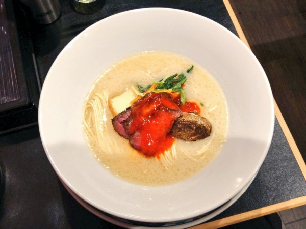 「【限定】和麺2023FiNAL 和牛のスキヤキ、など」@トーキョーニューミクスチャーヌードル 八咫烏 CHIKARABOの写真