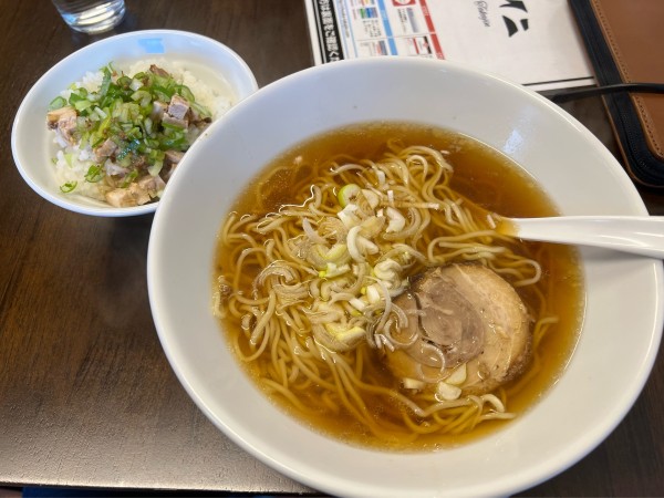 「ラーメンセット チャーシュー丼」@中華処 剛仁の写真
