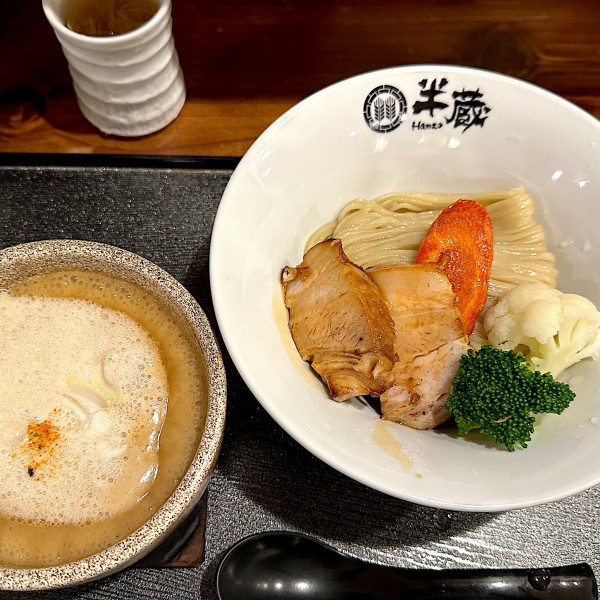 「鹿児島ox豚角煮と京白味噌のつけ麺」@麺家 半蔵の写真