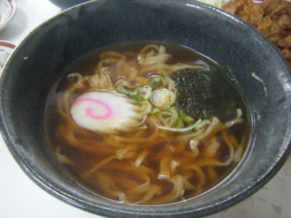 「半ラーメン」@万福の写真