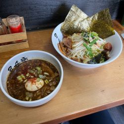 納豆つけ麺＋全部のせ