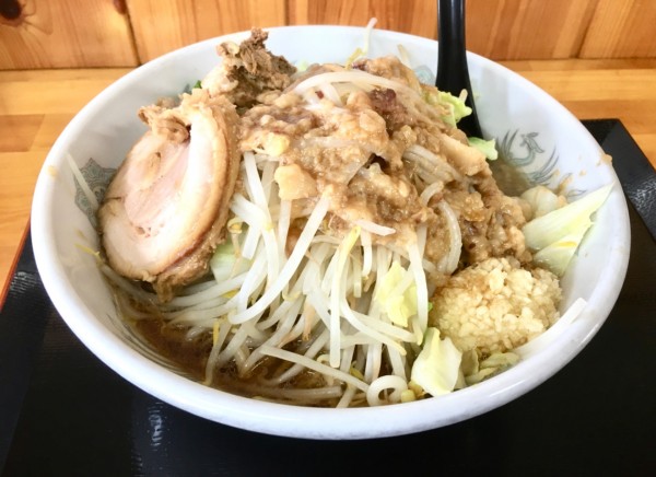 「もやしラーメン(850¥)」@地鶏ラーメン 赤大屋の写真