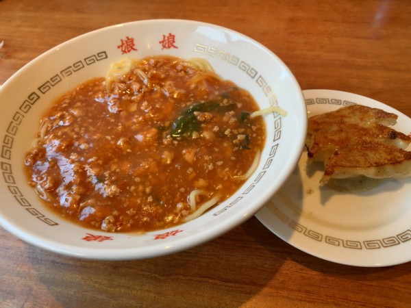 「冷やしスタミナ(+餃子3個)」@娘娘 武蔵浦和店の写真