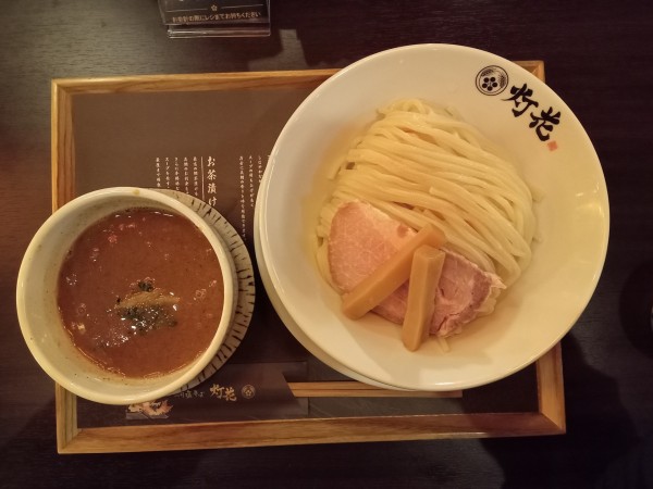 「濃厚魚介つけめん＋麺大盛り」@鯛塩そば 灯花 そごう横浜店の写真
