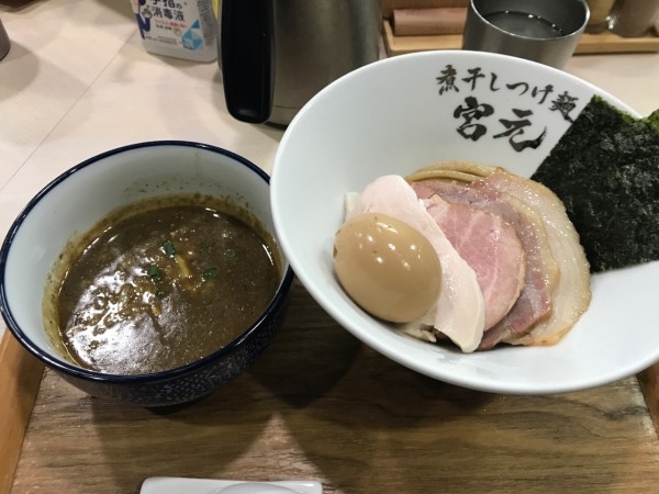 「極濃煮干しつけ麺」@煮干しつけ麺 宮元の写真