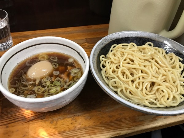 「味玉つけ麺＋チャーシュー丼」@中華そば・つけめん 甲斐の写真