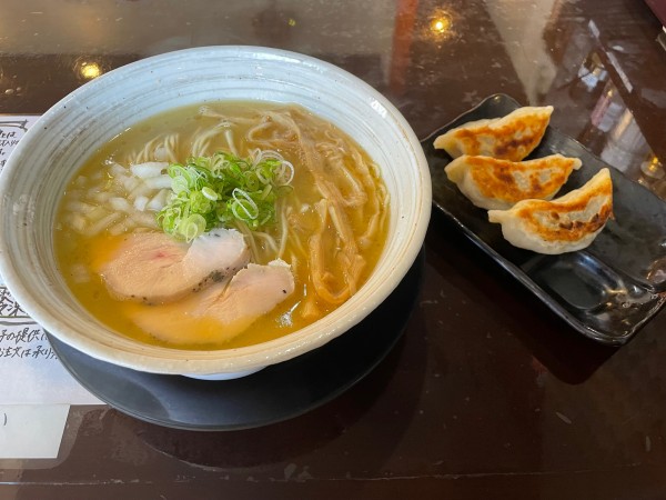 「濃厚鶏そば塩」@麺童 豊香の写真