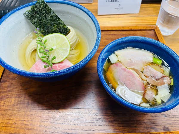「昆布水味玉つけ麺醤油並」@YOKOKURA STOREHOUSEの写真