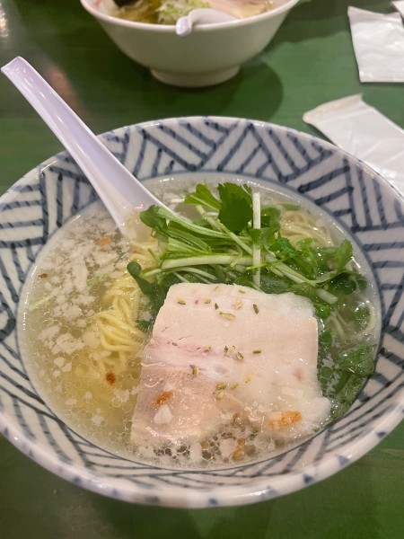 「塩ラーメン」@琉球新麺 通堂 横浜ラーメン博物館店の写真