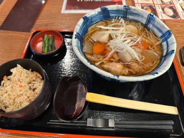 「けんちんそば定食(並盛・115g)1,070円」@信州そば処 そじ坊 高崎モントレー店の写真