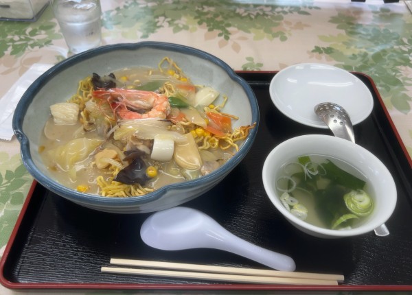 「シーフードあんかけ焼きそば」@ラーメン横丁の写真