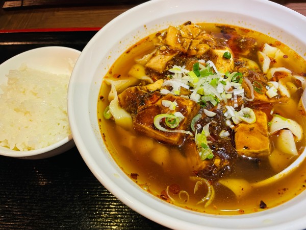 「麻婆刀削麺 ライス 850円」@瑞豊苑の写真