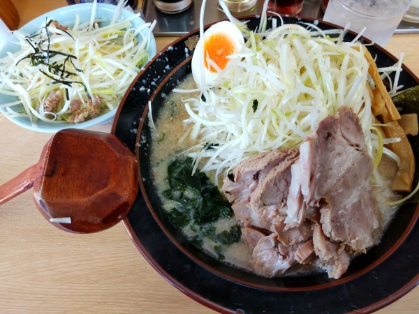 「定番＋ネギ＋ネギ丼」@ラーメン青木亭 戸田店の写真