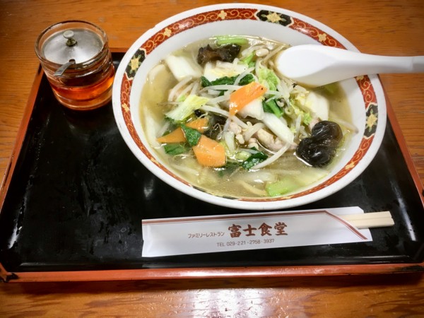 「タンメン(700¥)」@ファミリーレストラン 富士食堂の写真