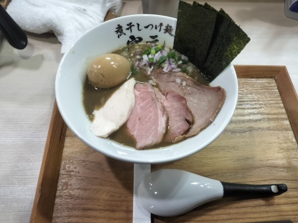 「特製濃厚煮干しそば」@煮干しつけ麺 宮元の写真