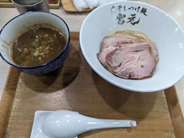 「特濃煮干しつけ麺1000円」@煮干しつけ麺 宮元の写真