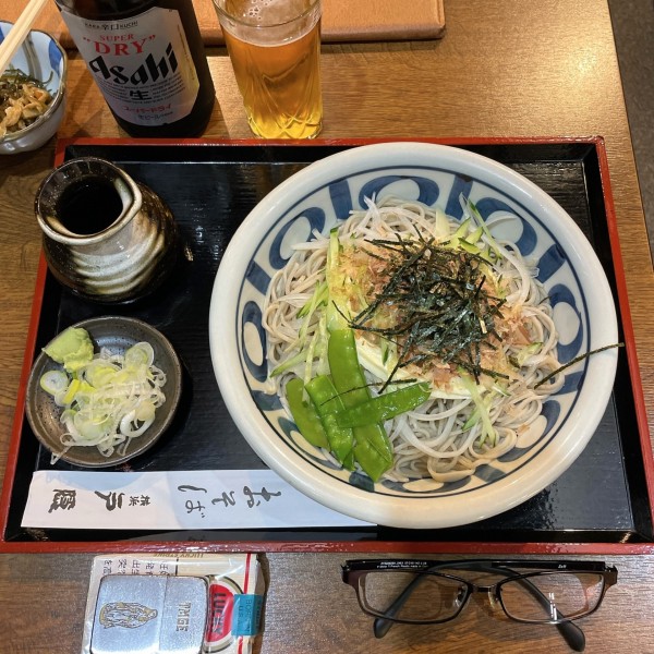 「和風マヨネーズそば」@そば處 戸隠 新横浜店の写真